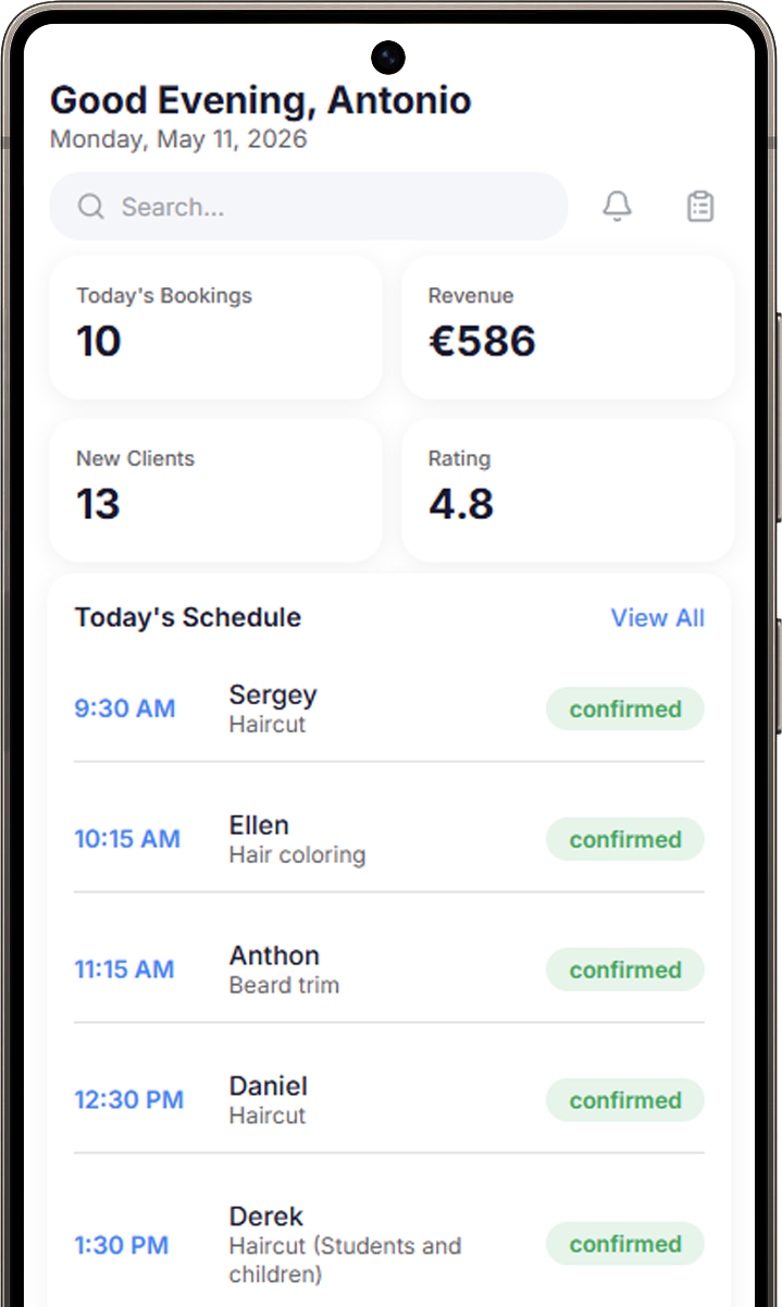 Dashboard overview